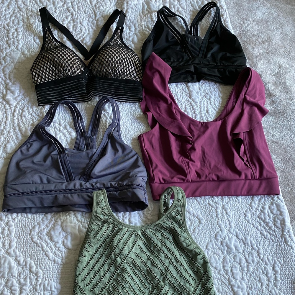 Lot of Victoria’s Secret sports bras all new or worn once